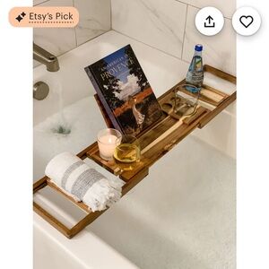 Luxury Wooden Bath Caddy Tray